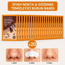 Efero 20'li Siyah Nokta ve Gözenek Temizleyici Burun Bandı
