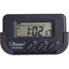 1001 KK-613D Dijital Küçük Masa-Araba Saati-Alarm-Kronometre