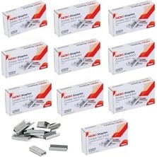 Frefly Store Noki Zımba Teli Küçük No:10 1000 Li Nikel Beyaz 10 Paket 6452