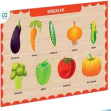 Lisinya Ahşap Sebzeler Eğitici Set