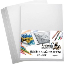 Frefly Store Resim Kağıdı 50X70 50 Li 100 gr 1 Paket 50 * 70 Resim Kartonu