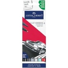 Frefly Store Çift Uçlu Tasarım Markör Seti - 6'lı, Alkol Bazlı, Kalıcı Mürekkep