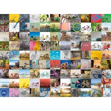 1001 160075 99 Bisiklet Yetişkin Puzzle, 1500 Parça, Çok Renkli