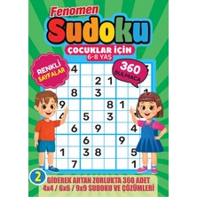 Maxi Yayıncılık Fenomen Çocuklar Için Sudoku 6-8 Yaş -2