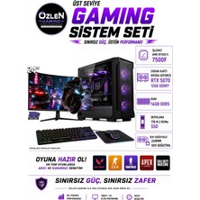 Özlen XL24 RYZEN 5 7500F RTX 5070 12GB 16GB DDR5 RAM 1TB M.2 SSD 24'' Full HD 200Hz Oyuncu Bilgisayarı