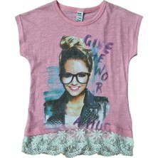 Njw Kız Çocuk Baskılı Yazlık T-Shirt