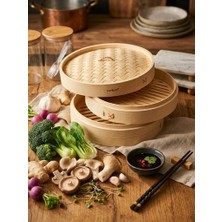 Bambum - Harira - Iki Katlı Buharla Pişirici 30 cm