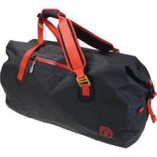 Jr Gear Roll Top Vinyl Duffel Su Geçirmez Spor Çanta 30 Litre-Siyah-Kırmızı