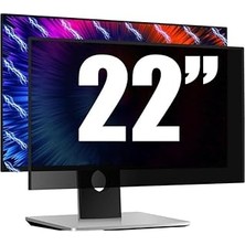 Kazan Hobi Coverzone 22 Inç Monitör ile Uyumlu Gizlilik Filtresi Privacy Screen Anti-Spy Film 47.5 x 29.7 cm Yan Açı Karartma Göz Koruma Anti Glare Uv Koruma Parmak Izi Önleyici (22 Inç)