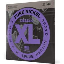 1001 EPN115 Elektro Gitar Tel Seti, Xl, Pure Nickel, Blues/jazz