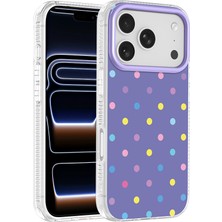 iPhone 18 Pro Max Kılıf Renkli Desenli Yanlardan Airbag Koruma Kamera Yükseltili Silikon Casetify