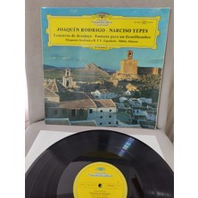 Plakperest  Narciso Yepes  - Rodrigo Gitar Konçertosu - 1969 Almanya Basım Albüm - Lp Plak  Dönem Basım