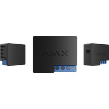 Ajax Relay 868MHZ Düşük Akım Kuru Kontak Kablosuz Röle Modülü Siyah Renk