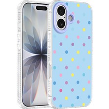 Techaks iPhone 17 Kılıf Renkli Desenli Yanlardan Airbag Koruma Kamera Yükseltili Silikon Tchs