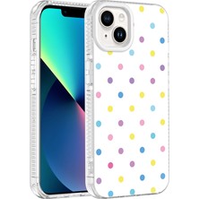 Tılsım Tekno iPhone 13 Kılıf Renkli Desenli Yanlardan Airbag Koruma Kamera Yükseltili Silikon Tstk