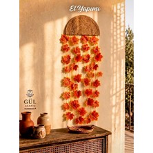MACROMEKİDS Macromekids Tekli Bohem Duvar Süsü , Sarmaşık Duvar Dekoru, Balkon ve Salon Dekorasyonu, HEDIYELIK(35X75CM)