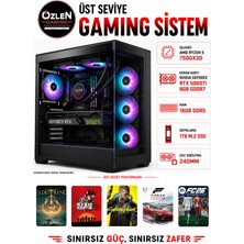 Özlen XL23 RYZEN 5 7500X3D RTX 5060 Tİ 8GB 16GB DDR5 RAM 1TB M.2 SSD Üst Seviye Oyuncu Bilgisayarı