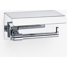 System Banyo Aksesuarları BORDER LINE ETEJERLİ TUVALET KAĞITLIĞI KROM (BA1002 011 CR)