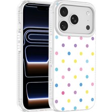 Alan Tech iPhone 17 Pro Max Kılıf Renkli Desenli Yanlardan Airbag Koruma Kamera Yükseltili Silikon Alt