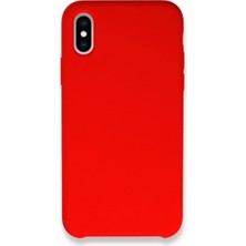 Renas Store Iphone x Kılıf Lansman Legant Silikon - Kırmızı