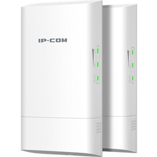 Ip-Com Cpe5-Kıt 5ghz 867MBPS 1km Ptp 30 Derece Dış Ortam 2lı Set Tak Çalıştır Access Poınt(Adaptörlü