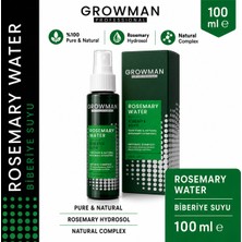 Growman Biberiye Suyu Saç Toniği 100 ML – Dökülme Karşıtı & Hızlı Uzama Destekleyici Bakım Spreyi