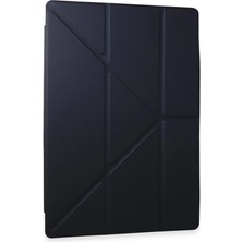 Renas Store Samsung Galaxy Tab A9 Plus Kılıf Kalemlikli Mars Tablet Kılıfı - Lacivert
