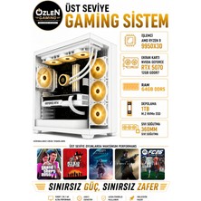 Özlen XXL7 RYZEN 9 9950X3D RTX 5070 12GB 64GB DDR5 RAM 1TB M.2 SSD Üst Seviye Oyuncu Bilgisayarı