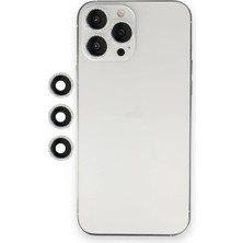 Renas Store Iphone 12 Pro Shine Kamera Lens - Gümüş
