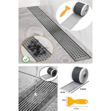 Chermik Çok Amaçlı Kesilebilir Gider Süzgeci Sineklik Tamir Kiti 10 cm * 4 Metre