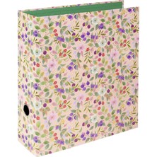 Goldbuch Blissful Blossom Mango Çiçek Desenli A4 Klasör 8 cm Kollu Mekanizmalı Altın Yaldızlı