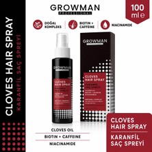 Karanfil Suyu Sprey 100 ml – Saç Güçlendirici ve Saç Derisi Canlandırıcı Bakım Spreyi