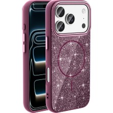 Ankayan Teknoloji iPhone 18 Pro Max Kılıf Dökülmeyen Simli Silikon Magsafe Kamera Yükseltili Anky