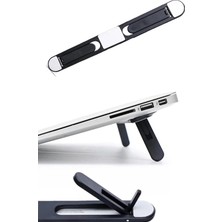 Chermik Laptop Standı 2 Kademeli Ayarlanabilir Ergonomik Notebook ve Tablet Yükseltici Yapışkanlı Katlanabilir