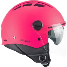 Cgm 116A Aır Açık Kask Pembe Uzun Vizör+Güneş Vizörlü -S