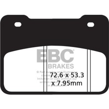 Ebc SFA627HH Sym MAXSYM400 - MAXSYM600 Abs Arka Fren Balatası