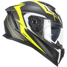 Cgm 311G Blast Sport Kapalı Kask Mat Siyah-Sarı S