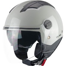 Cgm 116A Aır Açık Kask Gri Uzun Vizör+Güneş Vizörlü -Xl
