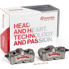 Brembo M50 100 mm Motosiklet Ön Kaliper Kit (Sağ ve Sol) 220A88510