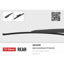 Silbak Gelalsat Silecek Süpürgesi Arka Muz Tipi 380MM Vito 09/10