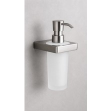 System Banyo Aksesuarları FLAT SIVI SABUNLUK SATEN FÜME (BA1019 006 BBN-C1)