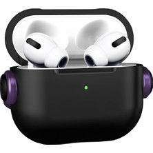 4 Uyumlu Djpods Sert Malzemeli Dayanıklı Koruyucu Kilitli Kapak Askı Aparatlı Kılıf Siyah - Si