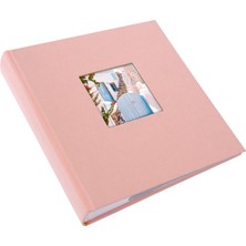 Goldbuch Bella Vista Roze Keten Cepli Fotoğraf Albümü 200 Fotoğraf 10X15 cm Kapak Pencereli