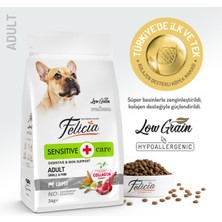 Felicia 3 kg Yetişkin Kuzulu Small/mini Az Tahıllı Hypoallergenic Köpek Maması