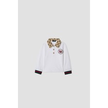 B&G Erkek Bebek Ekru Polo