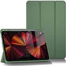 Magicool Ipad Pro 11 (2024) Kılıf Tablet Smart Kılıf - Koyu Yeşil