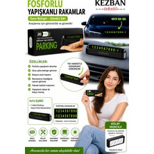 Kezban Tekstil 1 Adet Araba Acılır Kapanabilir Numaratör Torpido Üstü Telefon Numarası Göstergesi