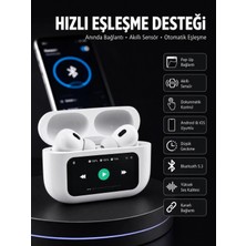 Hace Bazaar Dokunmatik Ekranlı Anc/enc Yeni Nesil Pro Bluetooth Kulaklık Dokunmatik Ekran Yeni Nesil