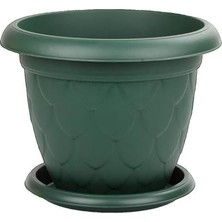 SO-D004 Damla Desen Tabaklı Saksı Takımı 1.2 Litre No:4