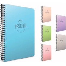 Gıpta Pastoral Spiralli Pp Kapak Defter A4 160 Yp Çizgili
